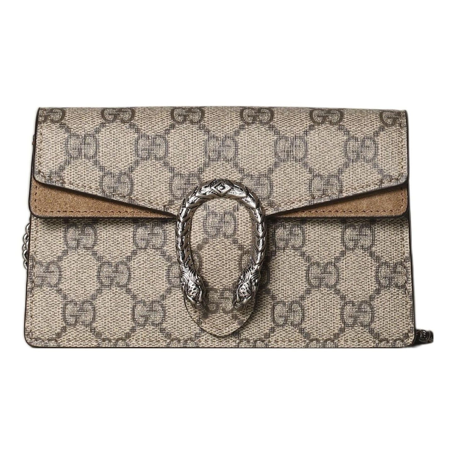 (WMNS) Gucci Dionysus GG Supreme Super Mini Bag 'Beige'