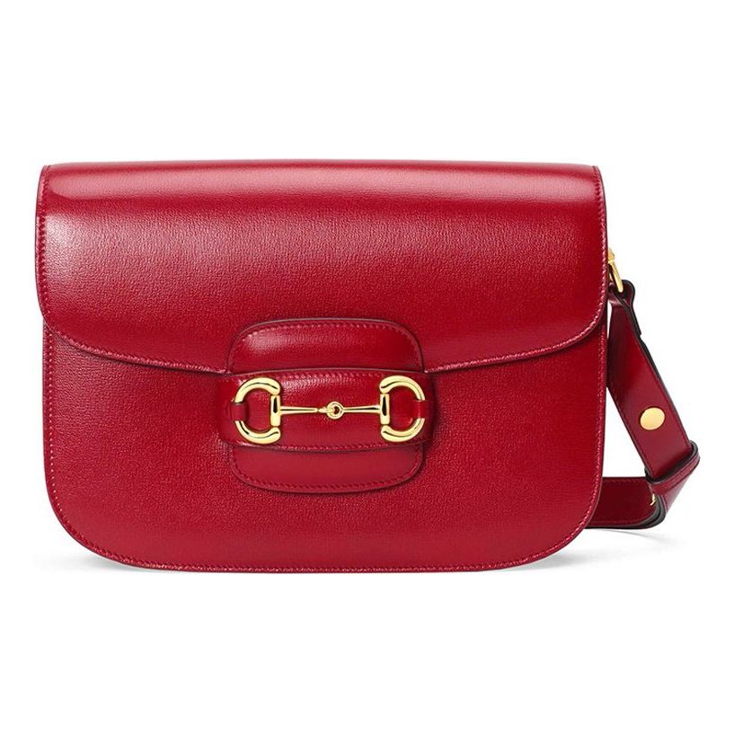 (WMNS) GUCCI 1955Button Vintage Single Shoulder Bag Red