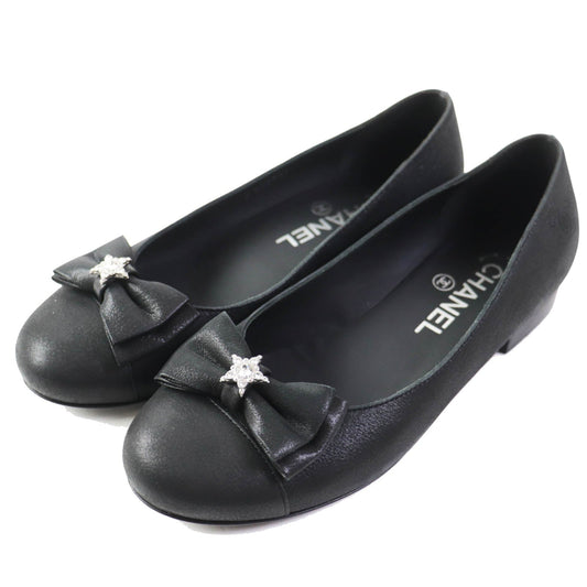 CHANEL Ballet shoes G30947 Calfskin black 35