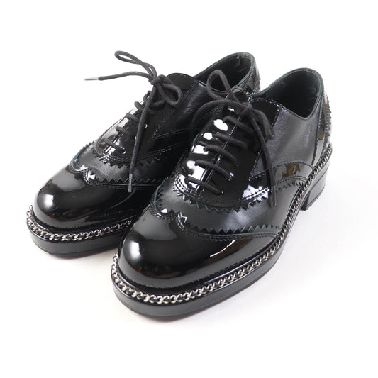 CHANEL Leather shoes G35316 leather black