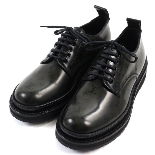 LOUIS VUITTON Leather shoes leather Dark khaki LV Black Ice Line 5