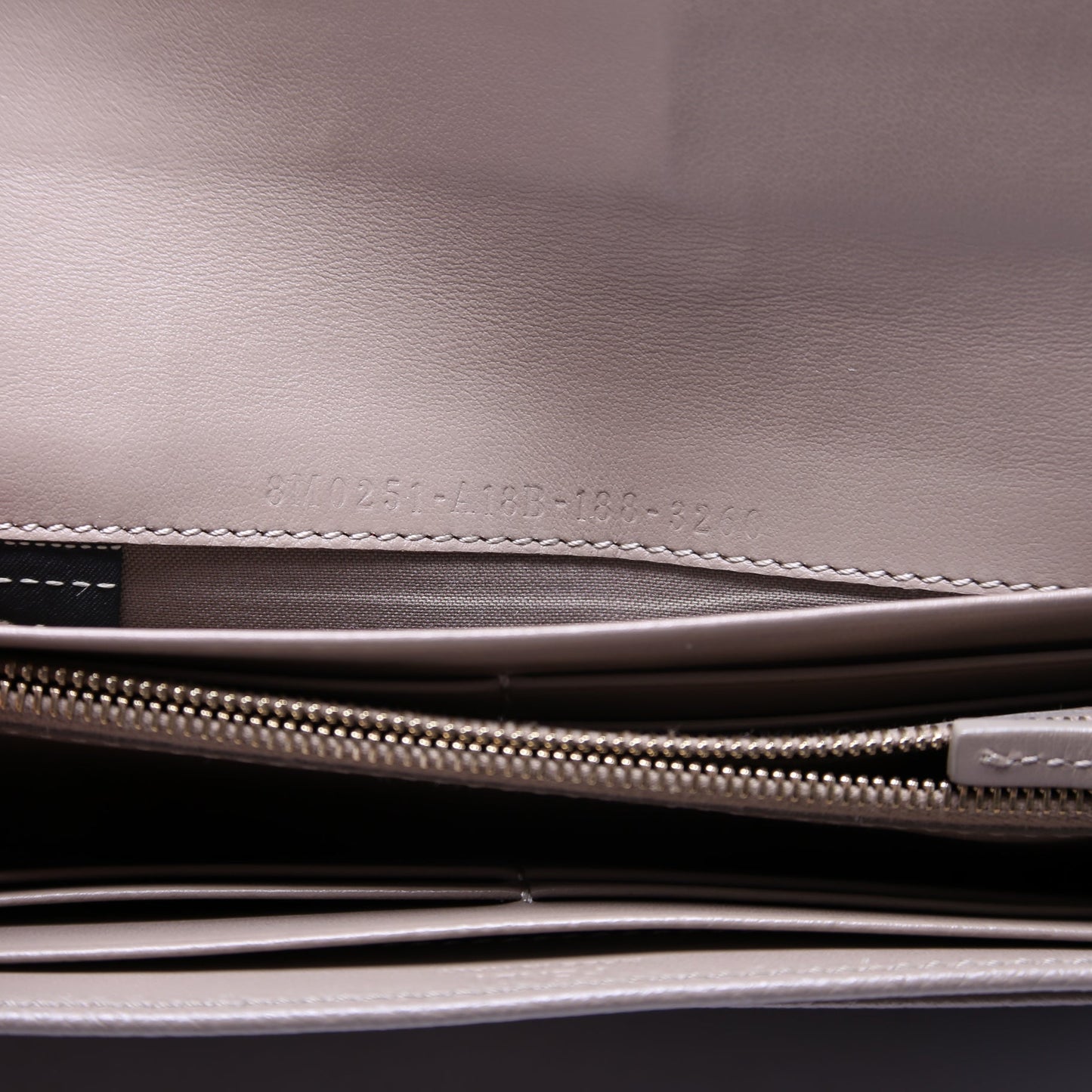 8M0251 F Is Fendi Flap Wallet Taupe
