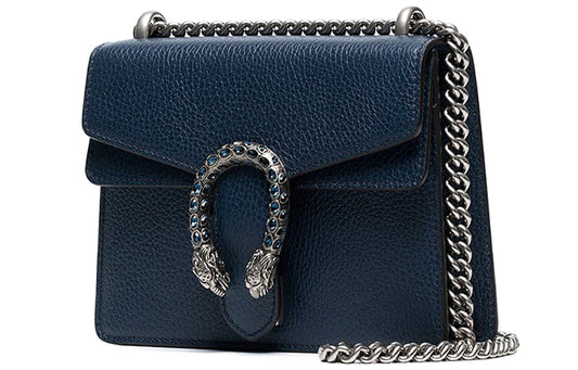 (WMNS) GUCCI Dionysus Chain Crossbody Bag Single Shoulder Bag Blue