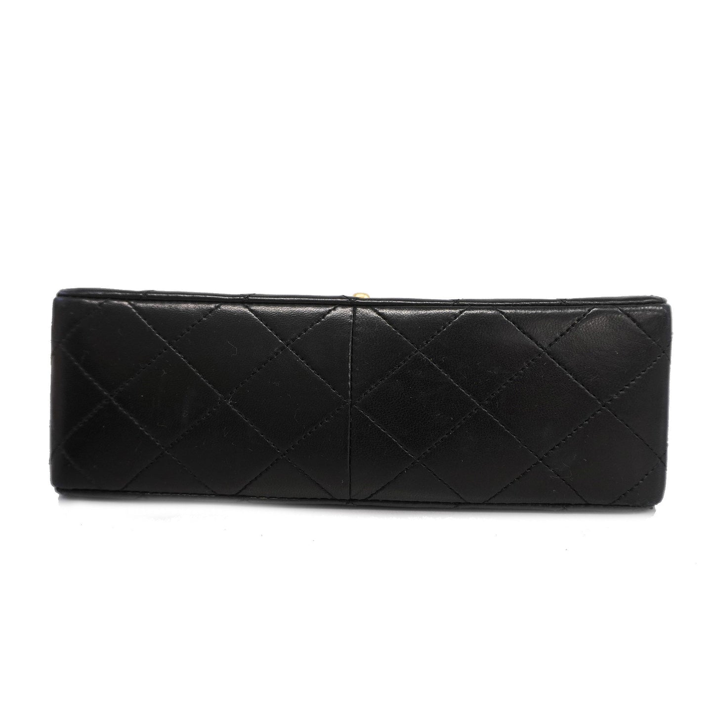 CHANEL  Matelasse Chain Shoulder Lambskin Women's Leather Shoulder Bag Black