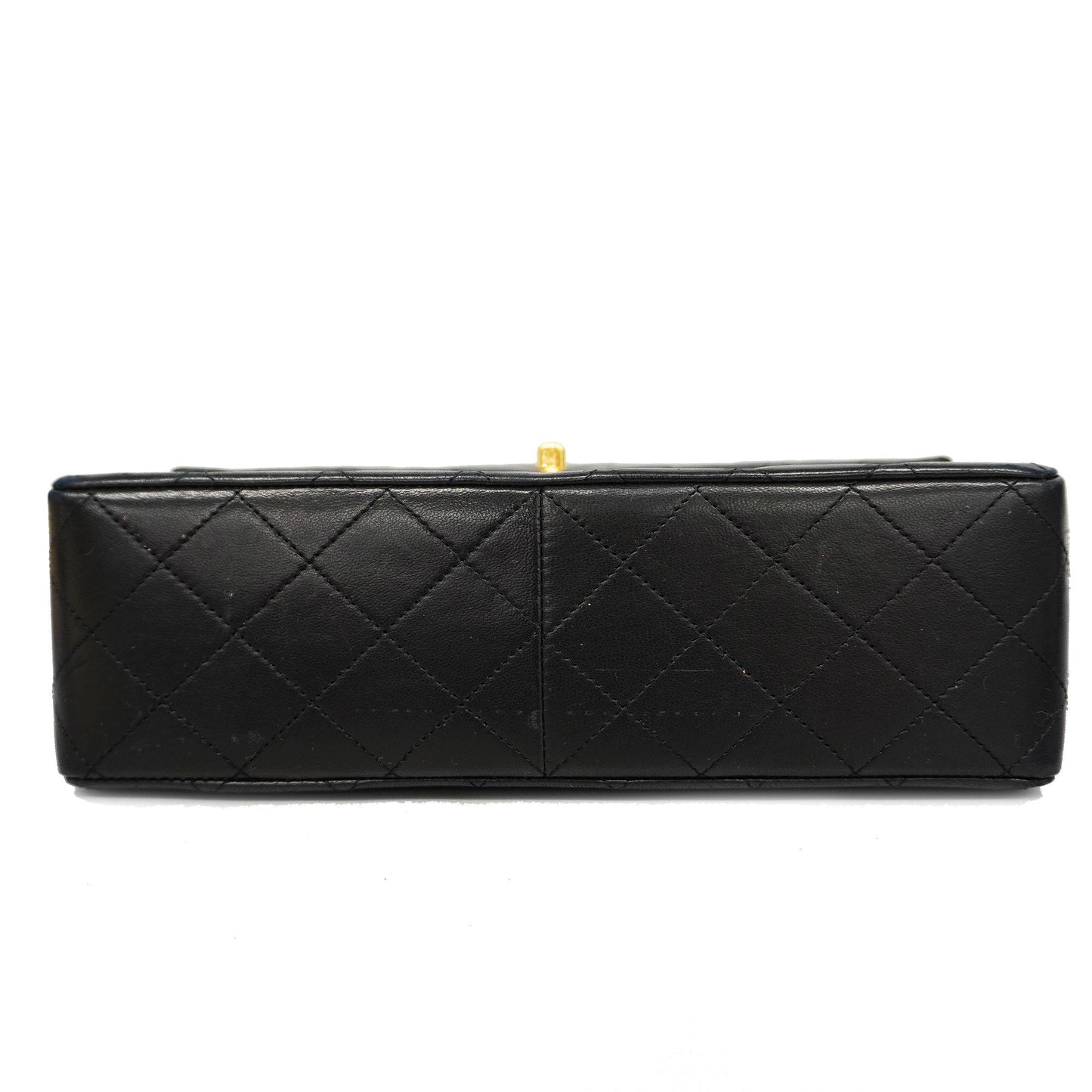 CHANEL  Matelasse W Flap W Chain Women's Leather Shoulder Bag Black