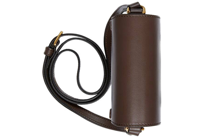 (WMNS) GUCCI Button1955 SeriesClutch Single Shoulder Bag mini Brown