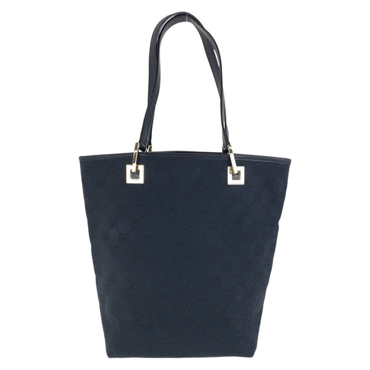 Gucci GG Canvas Leather Tote Bag