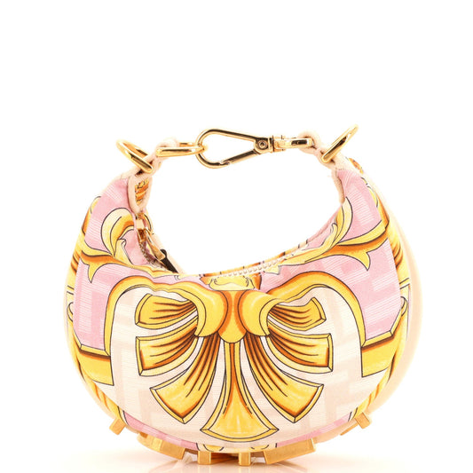 x Versace Fendace Fendigraphy Bag Printed Zucca Silk Nano