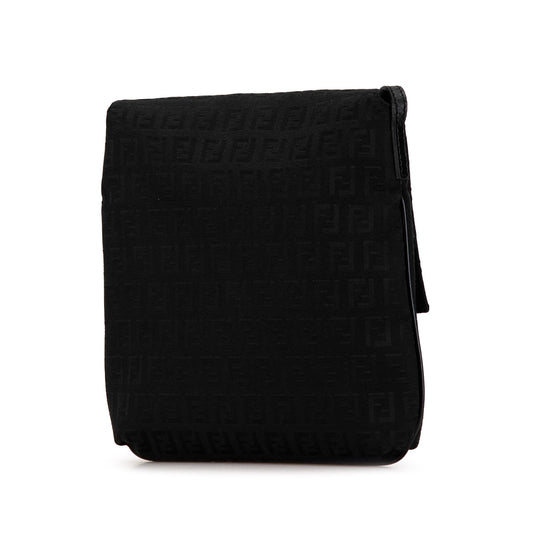 Black Fendi Zucchino Canvas Crossbody