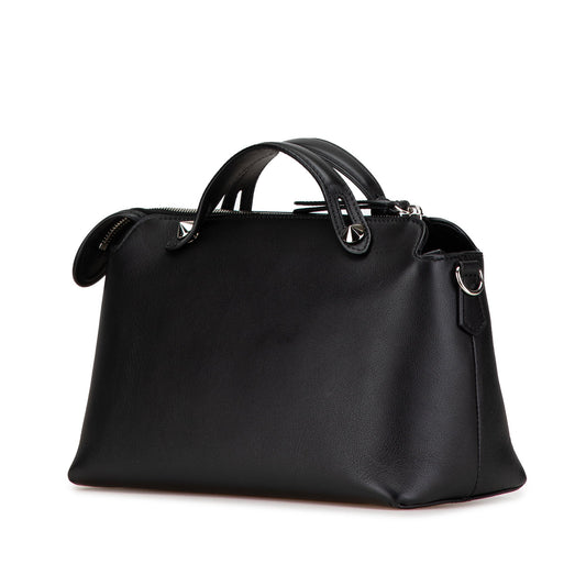 Black Fendi Medium Leather By The Way Satchel