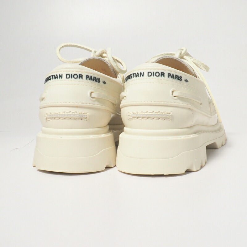 Dior Deck shoes KCB637CRUS03W leather Ivory DIOR WALKER Women 35 Used