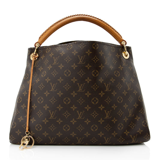 Louis Vuitton Monogram Canvas Artsy MM Shoulder Bag (SHF-20685)