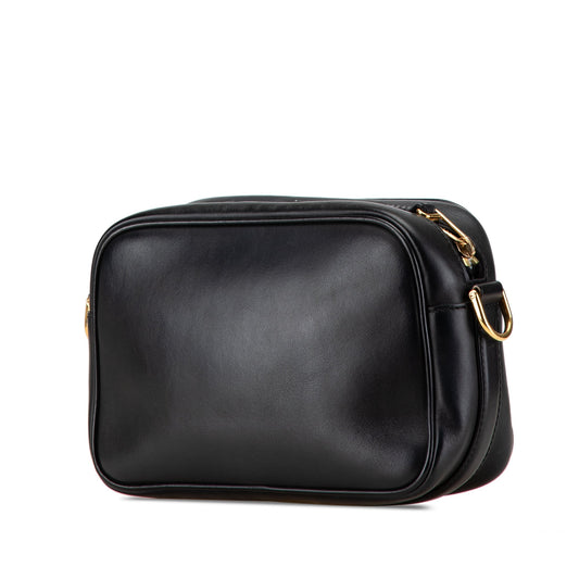 Black Fendi Calfskin F is Fendi Camera Bag