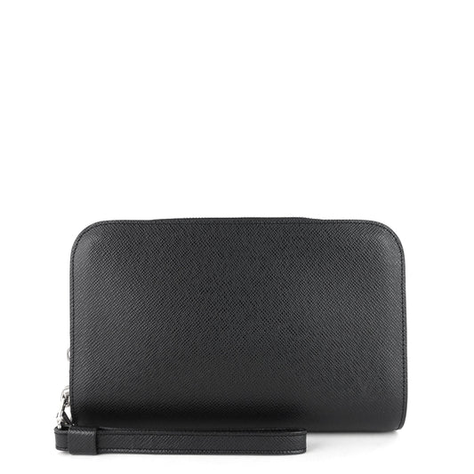 Bakail Taiga Leather Clutch Bag