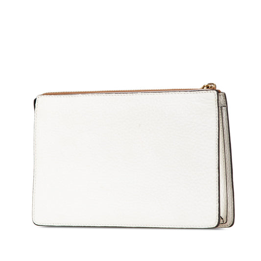 White Fendi x Fila Logo Mania Clutch