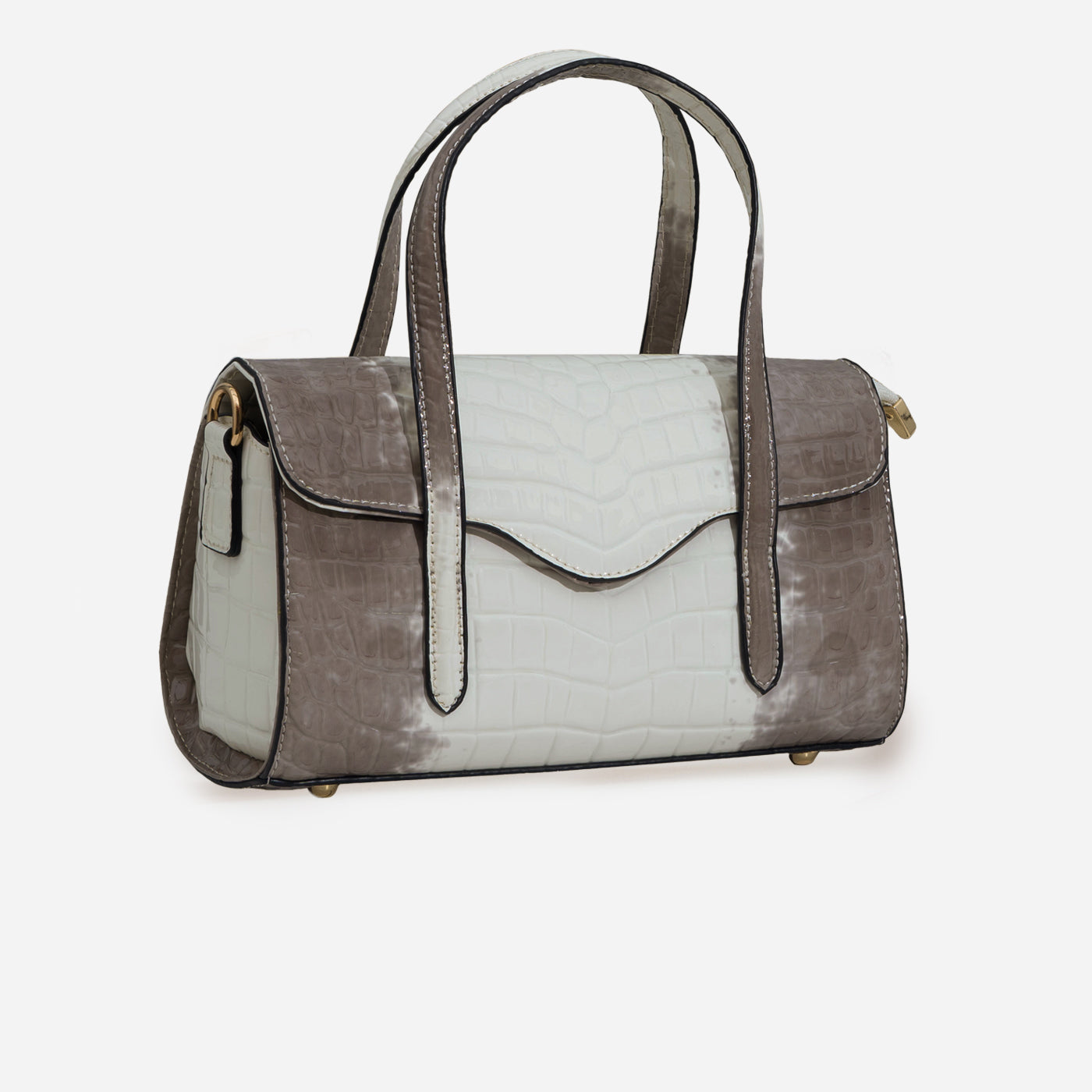 Shelby Croc Shoulder Gerald Bags