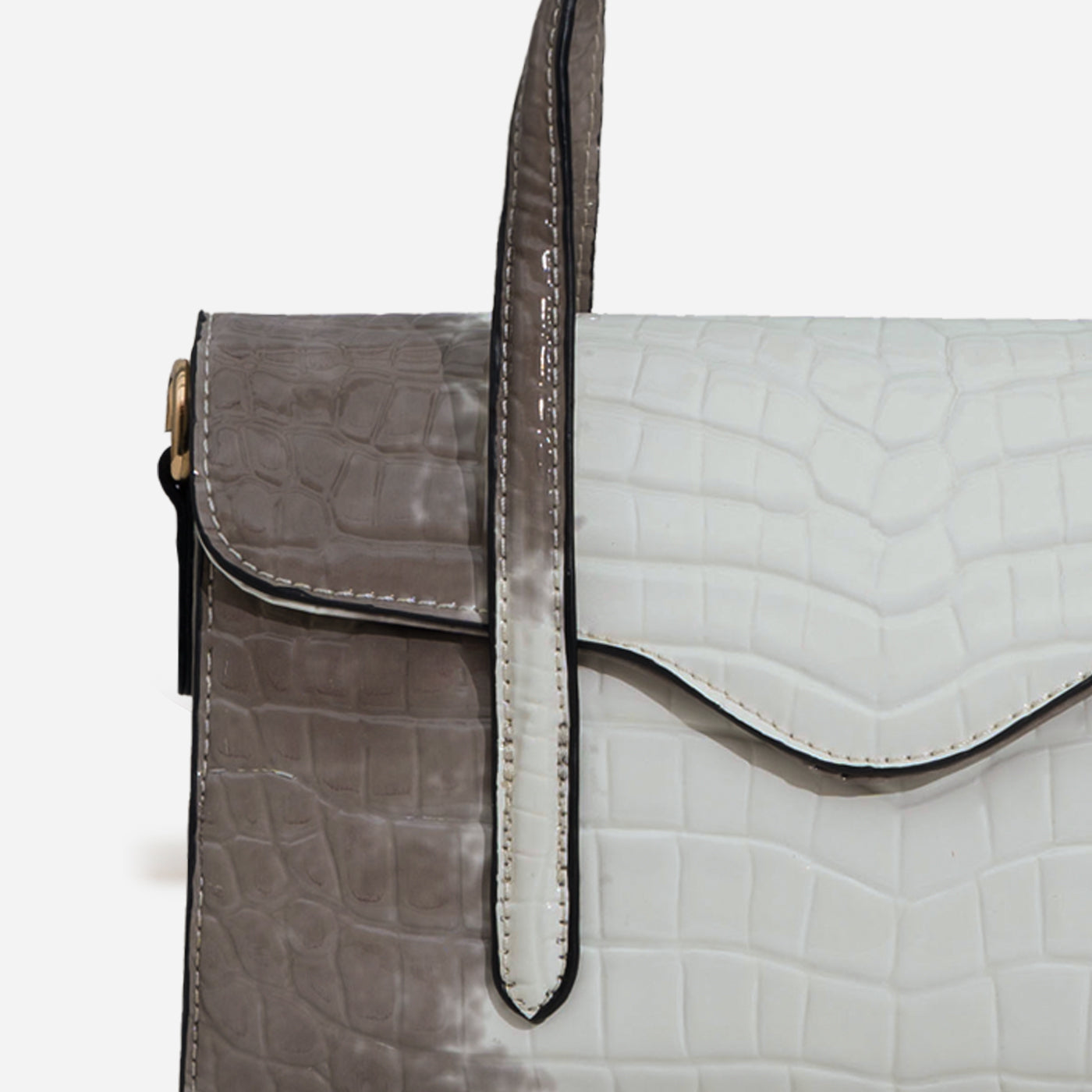 Shelby Croc Shoulder Gerald Bags