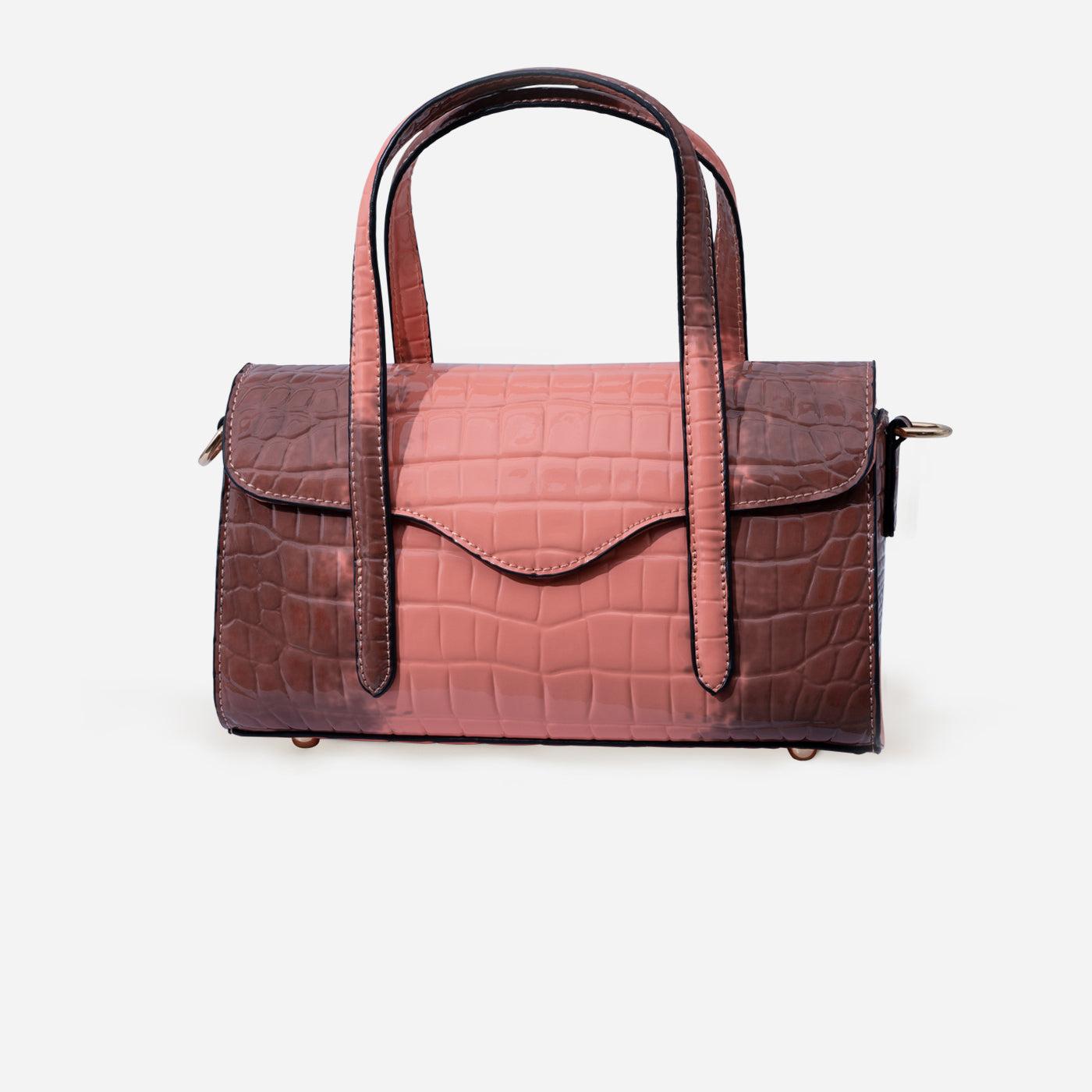 Shelby Croc Shoulder Gerald Bags