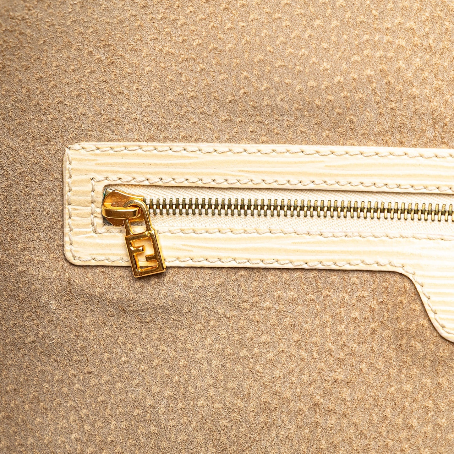 Beige Fendi Zucca Nylon Travel Bag